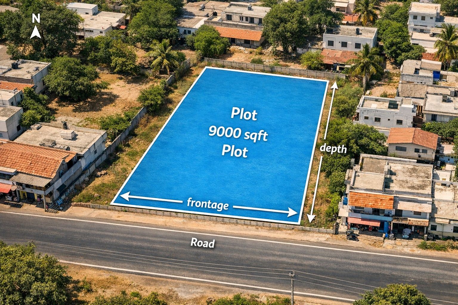 Commercial Land for Lease in Nagamangala - 9000 sqft